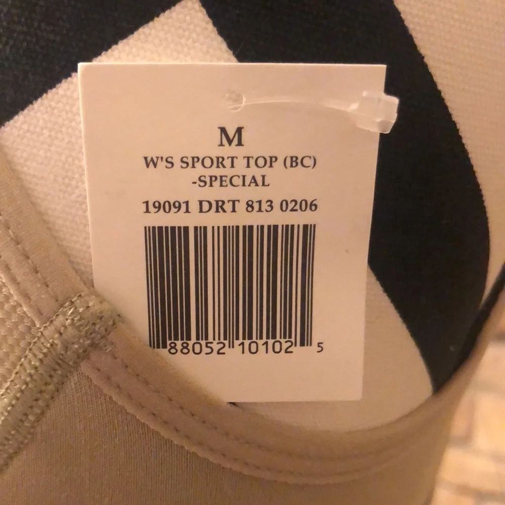 Patagonia Capilene‎ Desert Tan Sport Bra 🆕 - Picture 10 of 12